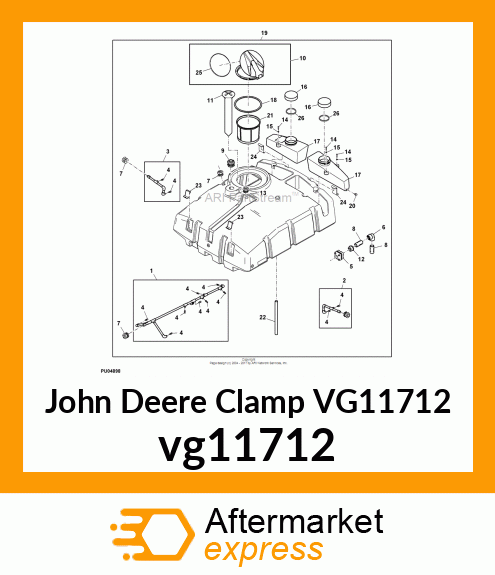 CLAMP, TANK vg11712