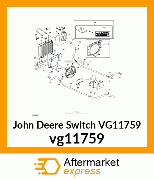 SWITCH, THERMAL (DIESEL) vg11759