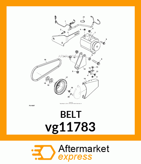 BELT,HIGHCAP ALT DRIVE,LDUV vg11783