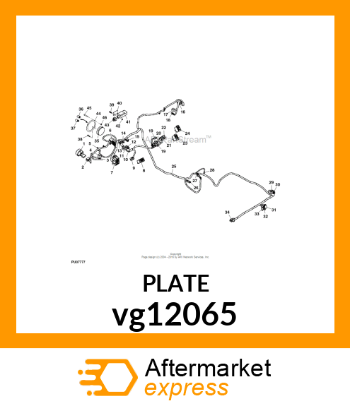 SPACER, BRAKE SWITCH vg12065