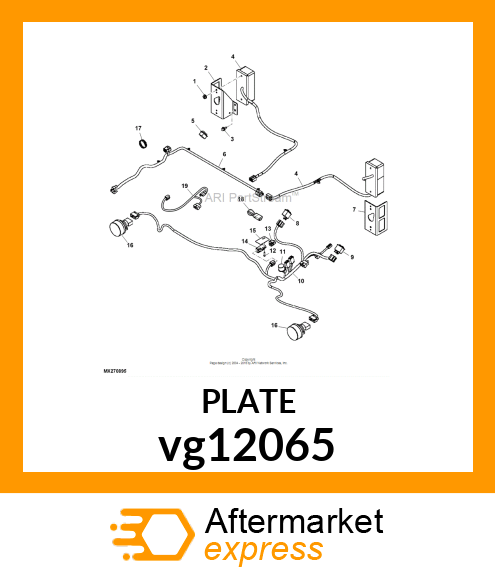 SPACER, BRAKE SWITCH vg12065