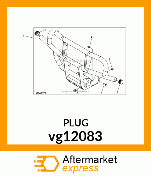 PLUG, BUMPER vg12083