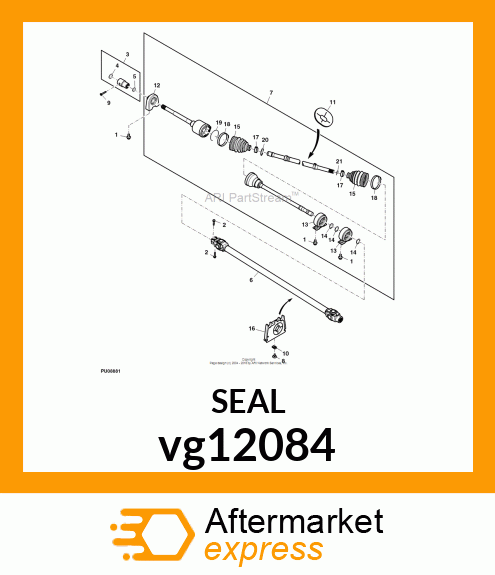 GROMMET, REAR CLOSEOUT PANEL vg12084