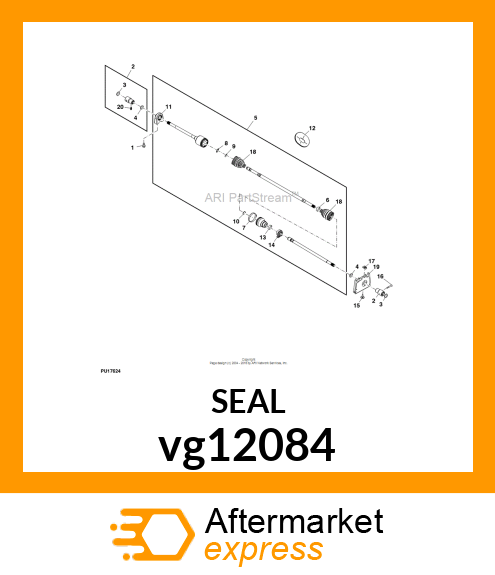 GROMMET, REAR CLOSEOUT PANEL vg12084