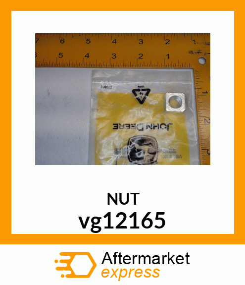 NUT, SQUARE M10 vg12165