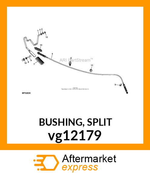 BUSHING, SPLIT vg12179