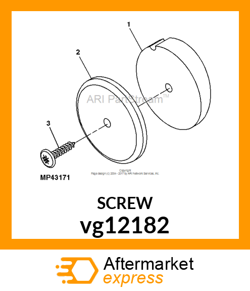 SCREW, AB, POZI CROWN WSH HD vg12182