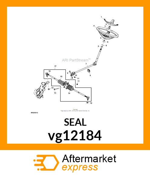 GROMMET, STEERING SHAFT vg12184