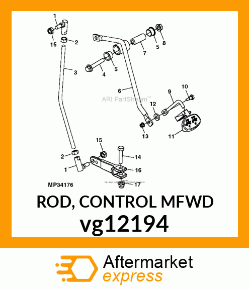 ROD, CONTROL MFWD vg12194