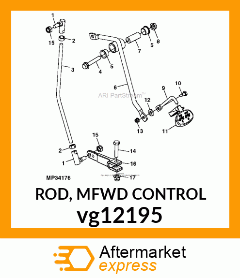 ROD, MFWD CONTROL vg12195