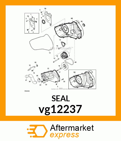 SEAL, TRANS SHAFT VG12237