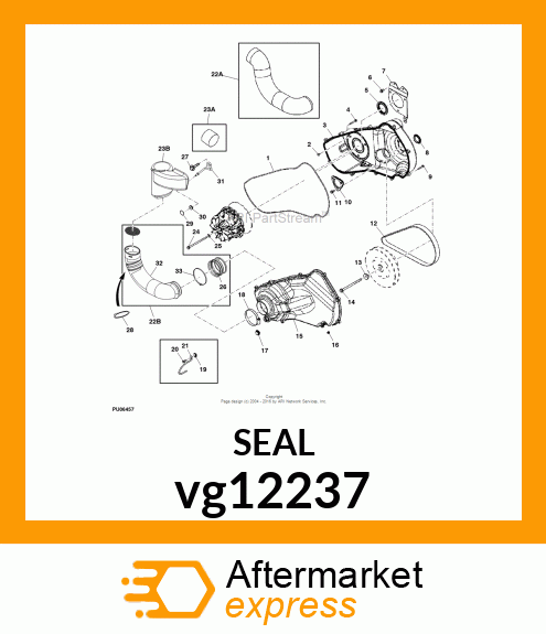 SEAL, TRANS SHAFT VG12237