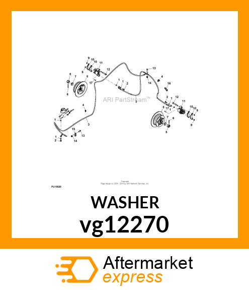 WASHER, CRUSH COPPER vg12270