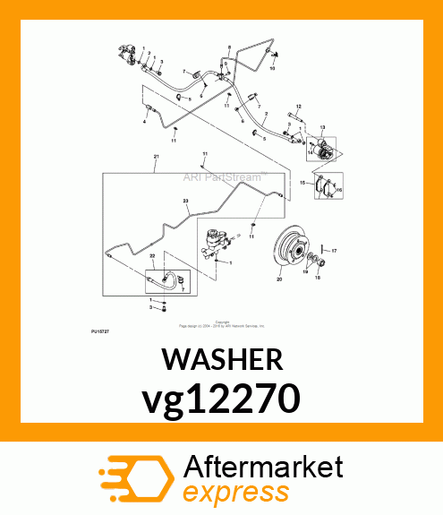 WASHER, CRUSH COPPER vg12270