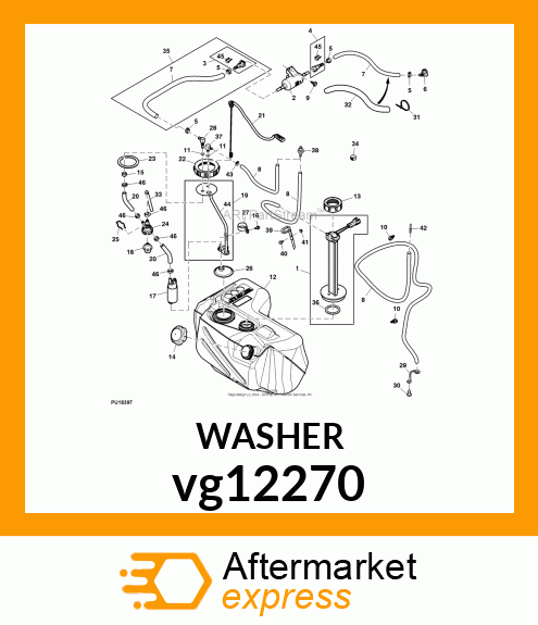 WASHER, CRUSH COPPER vg12270