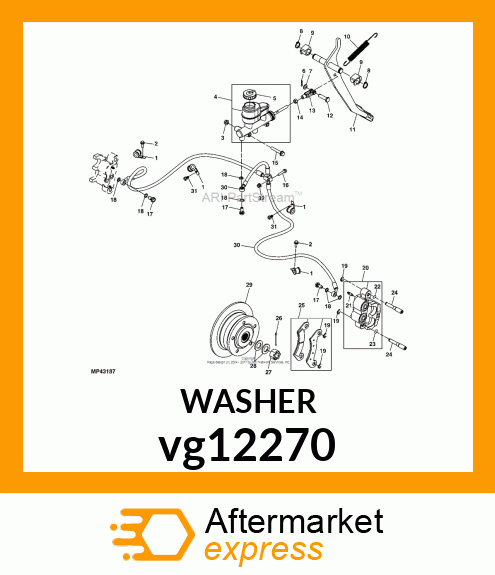 WASHER, CRUSH COPPER vg12270