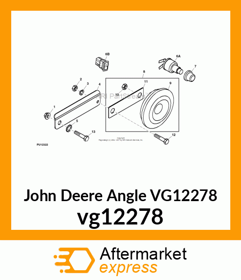 ANGLE, BRACKET, HORN HOMOLOGATED vg12278