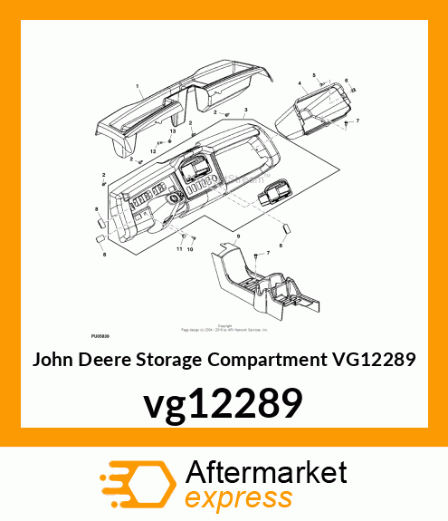 COMPARTMENT, GLOVE vg12289