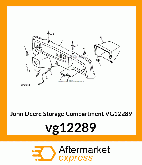 COMPARTMENT, GLOVE vg12289