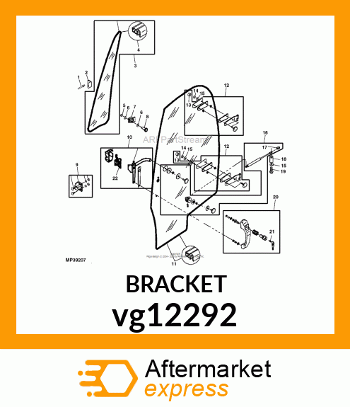 BRACKET, SNAP vg12292