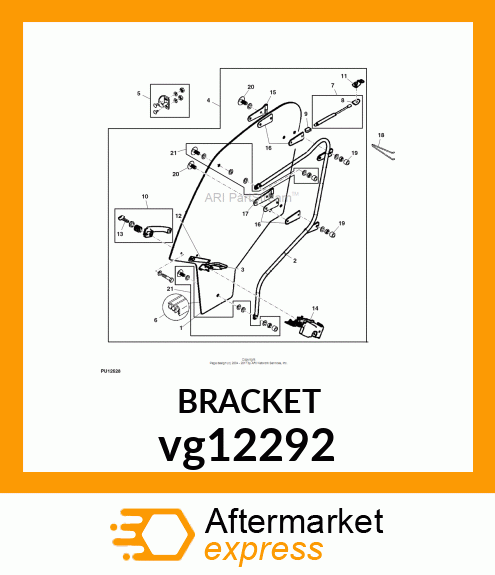 BRACKET, SNAP vg12292