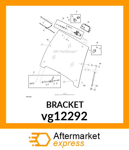 BRACKET, SNAP vg12292