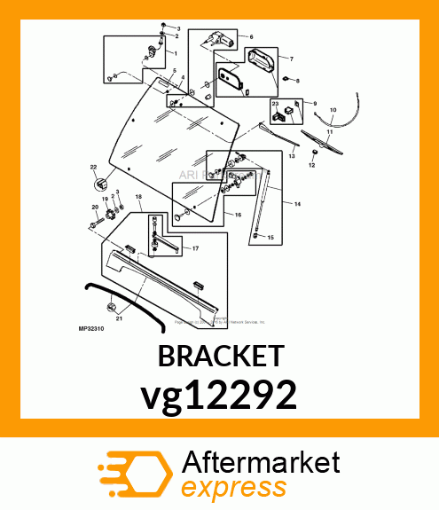 BRACKET, SNAP vg12292