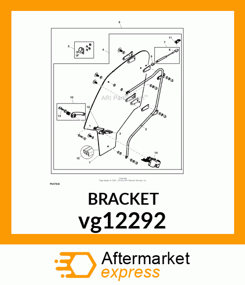 BRACKET, SNAP vg12292