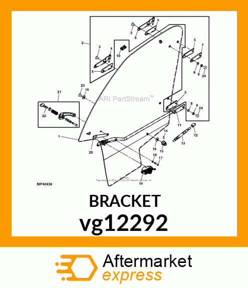 BRACKET, SNAP vg12292