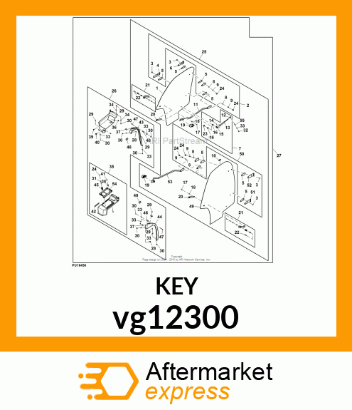 KEY, HARD DOOR vg12300