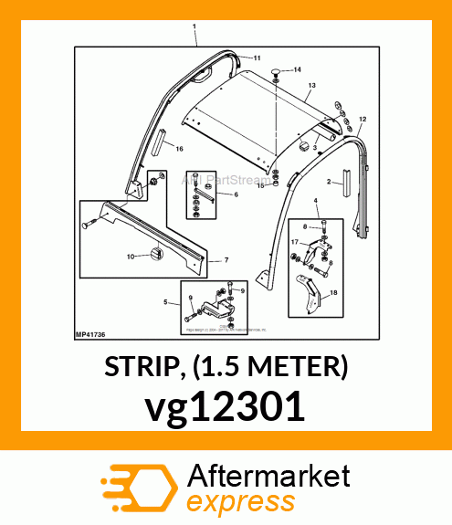 STRIP, (1.5 METER) vg12301