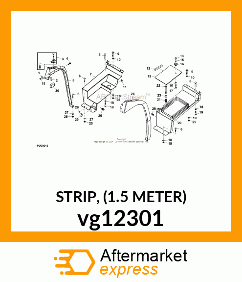 STRIP, (1.5 METER) vg12301