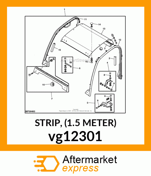 STRIP, (1.5 METER) vg12301