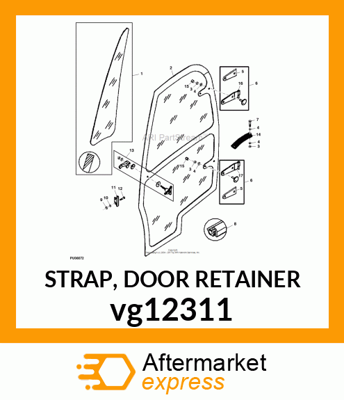 STRAP, DOOR RETAINER vg12311