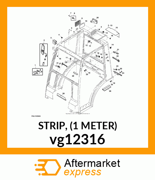 STRIP, (1 METER) vg12316