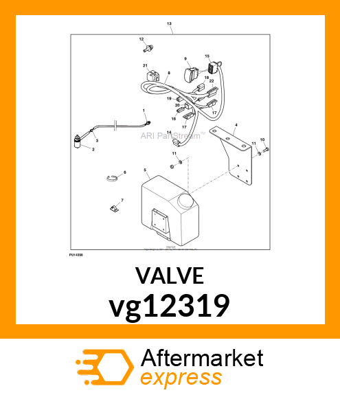 HAND OPERATED VALVE, VALVE, ONE WAY vg12319