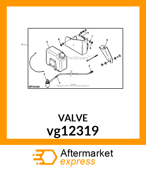 HAND OPERATED VALVE, VALVE, ONE WAY vg12319