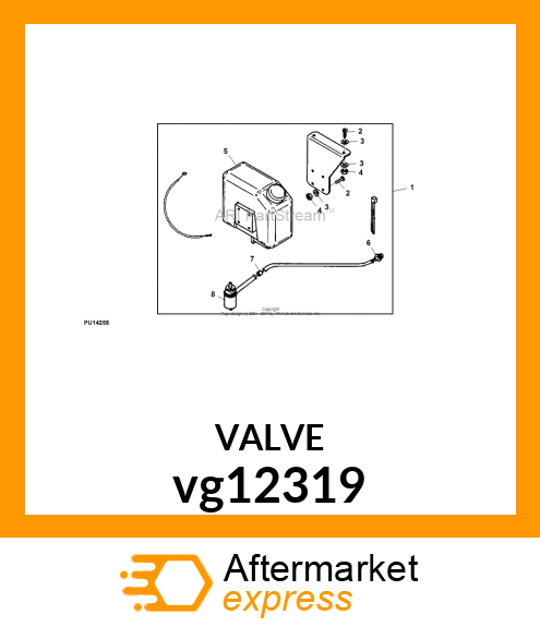 HAND OPERATED VALVE, VALVE, ONE WAY vg12319