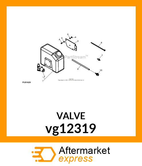 HAND OPERATED VALVE, VALVE, ONE WAY vg12319