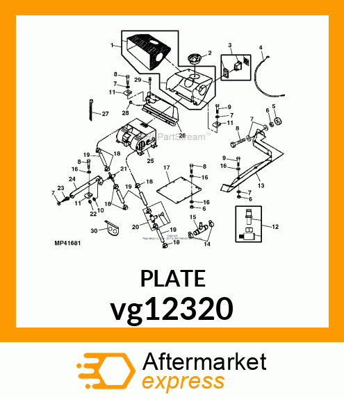 BRACKET, BRACKET, MOUNTING vg12320