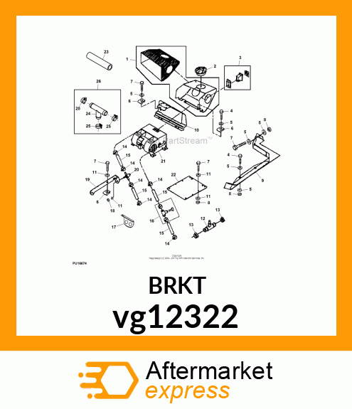 BRACKET, BRACKET, VALVE vg12322