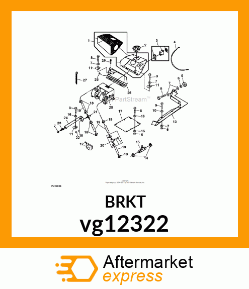 BRACKET, BRACKET, VALVE vg12322