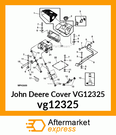 COVER, COVER, METAL HOSE vg12325