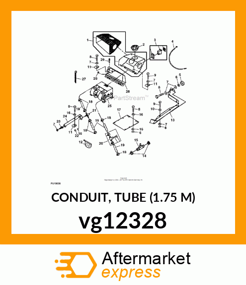 CONDUIT, TUBE (1.75 M) vg12328