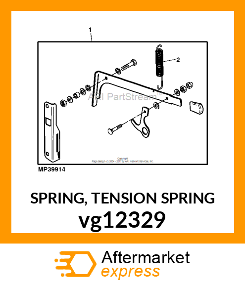 SPRING, TENSION SPRING vg12329