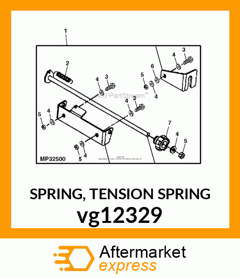 SPRING, TENSION SPRING vg12329