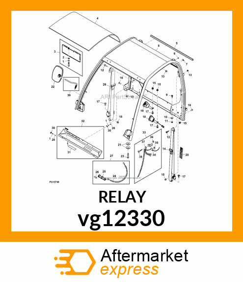 RELAY, RELAY (12 VOLT) vg12330