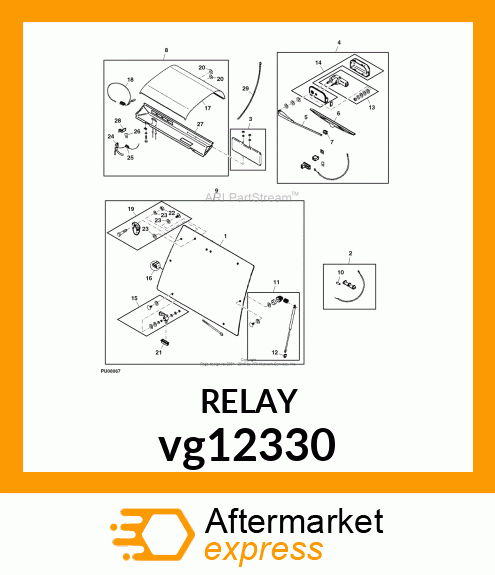 RELAY, RELAY (12 VOLT) vg12330