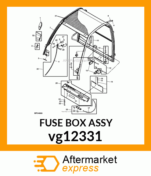 FUSE BOX, FUSE BOX vg12331