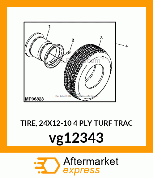 TIRE, 24X12 vg12343